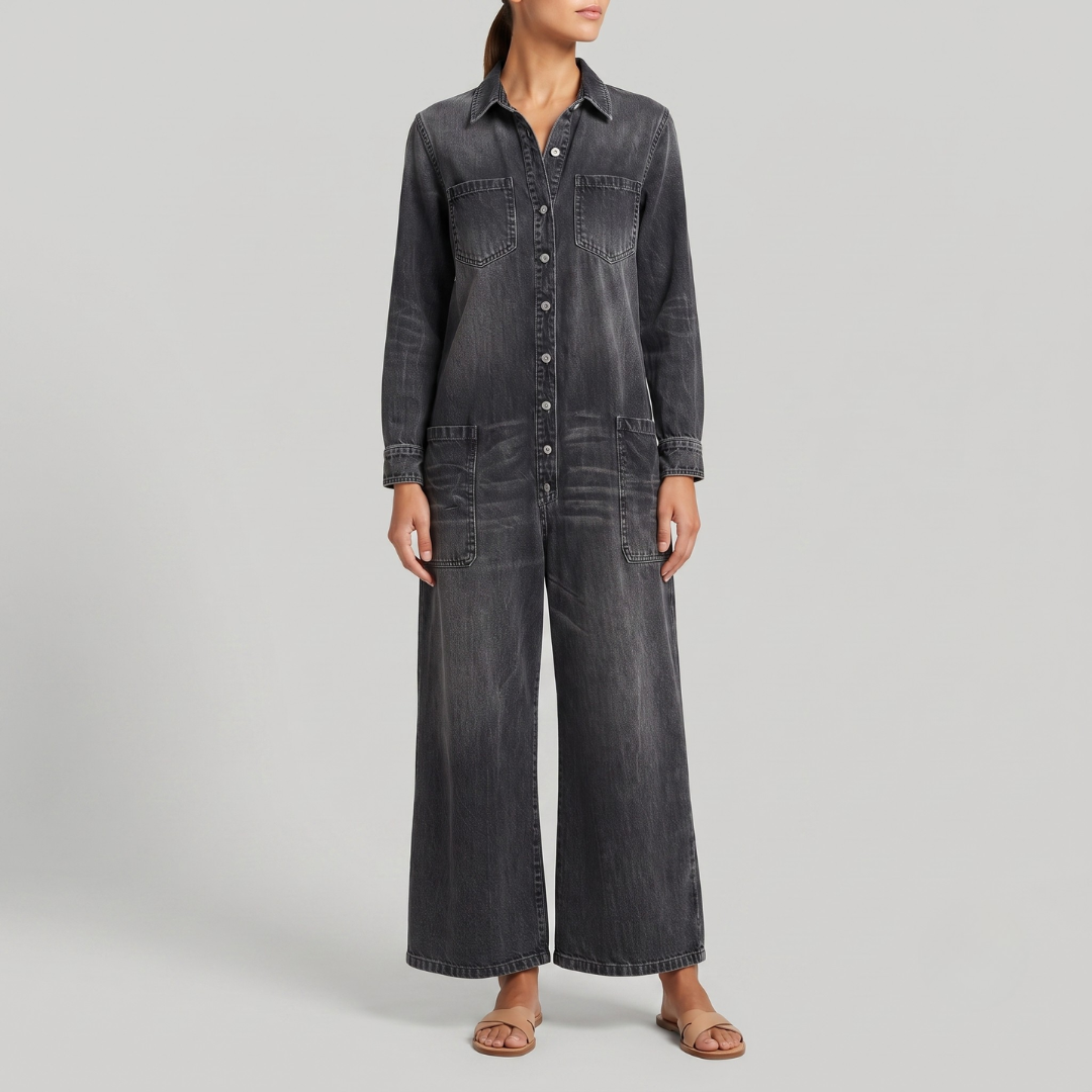 CHARLOTTE | Jumpsuit with deep side pockets