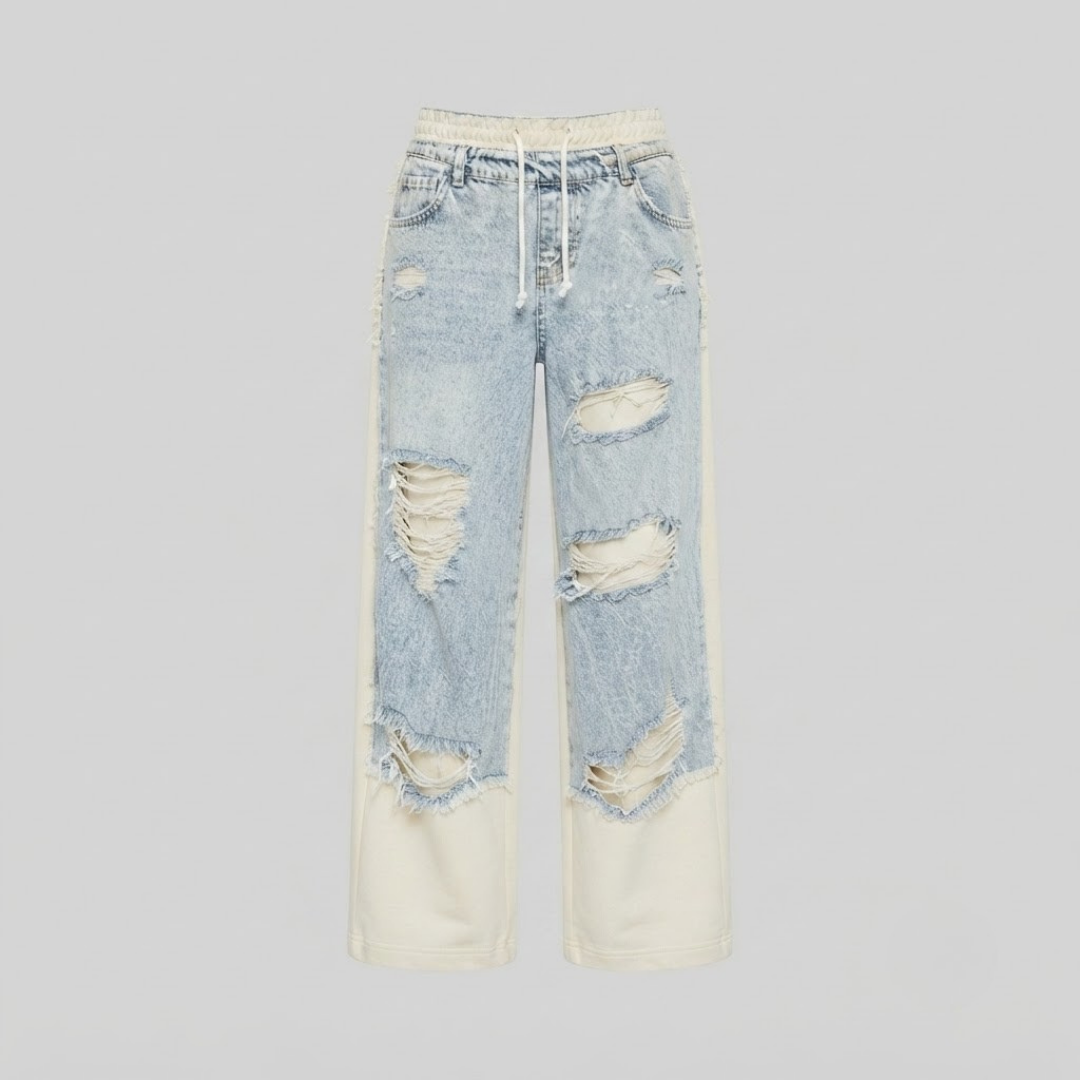 ELLA | Baggy jeans with jogger insert