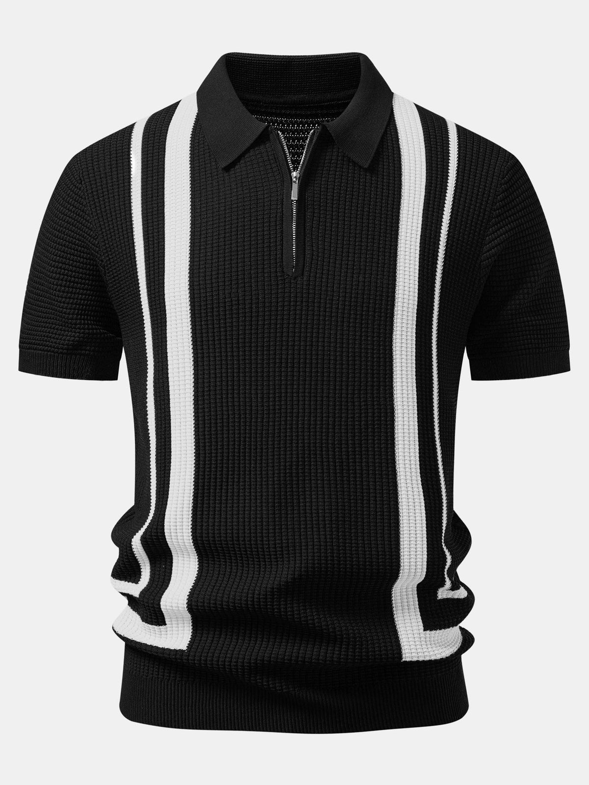 EVAN | Polo with zip neckline