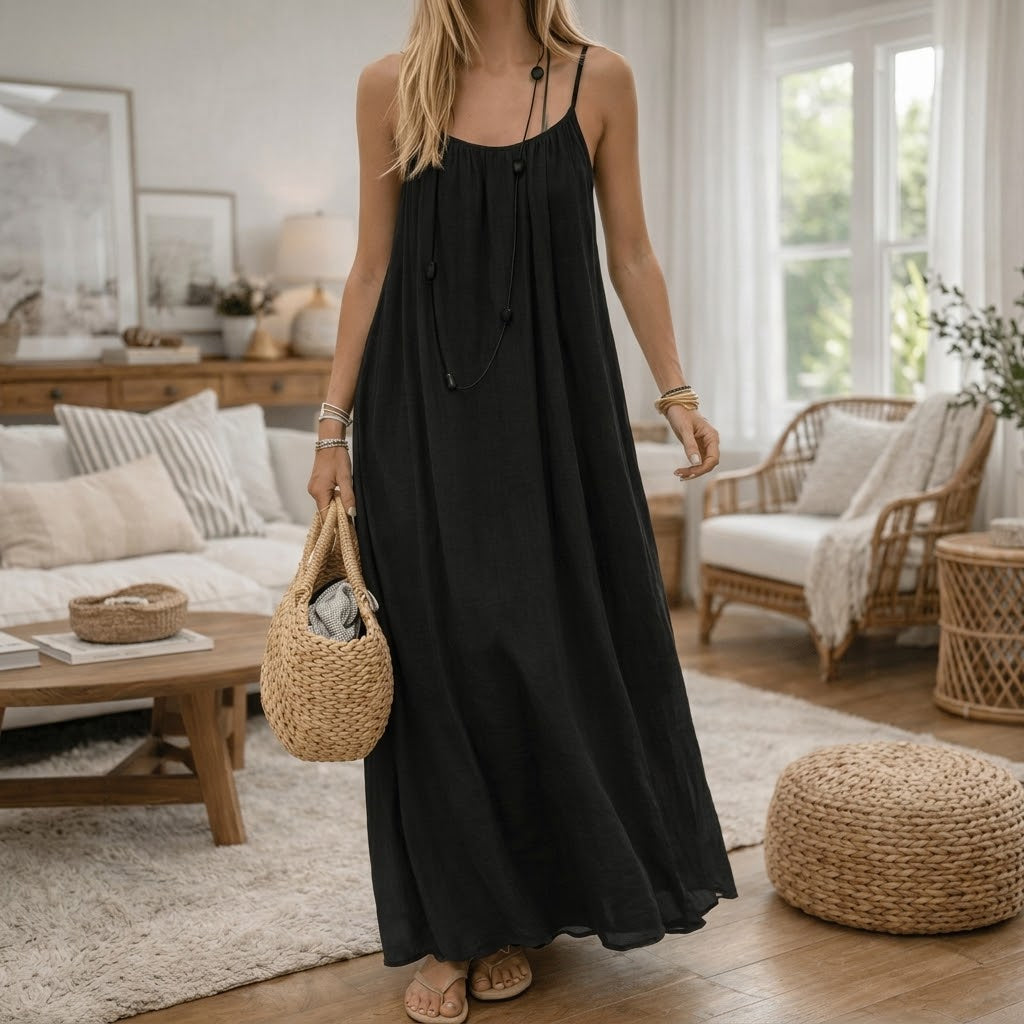 EVE | Maxi dress with open back