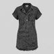 HARPER | Shirt dress with frayed hem