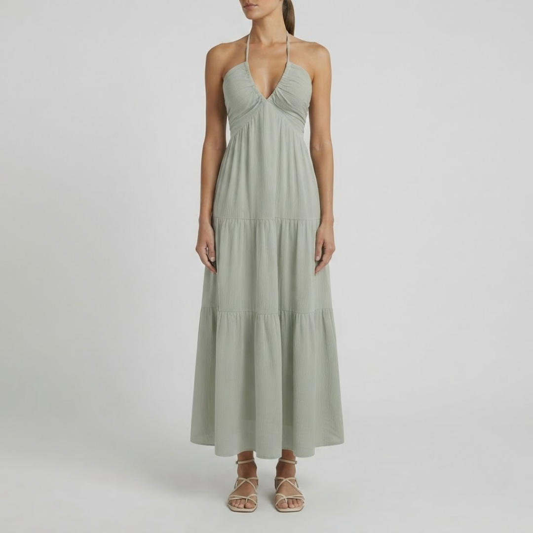 JOURNEY | Maxi dress with halter neckline