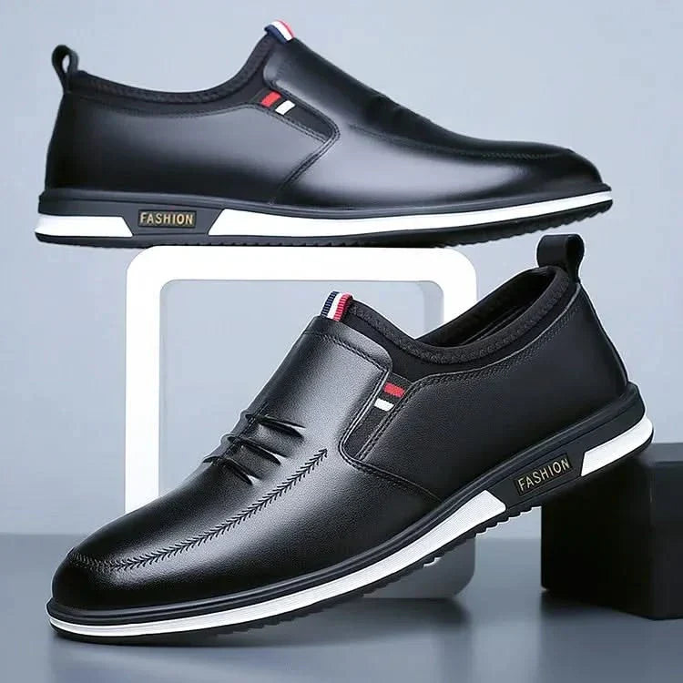 BENJAMIN | Slip-on trainers with smooth finish