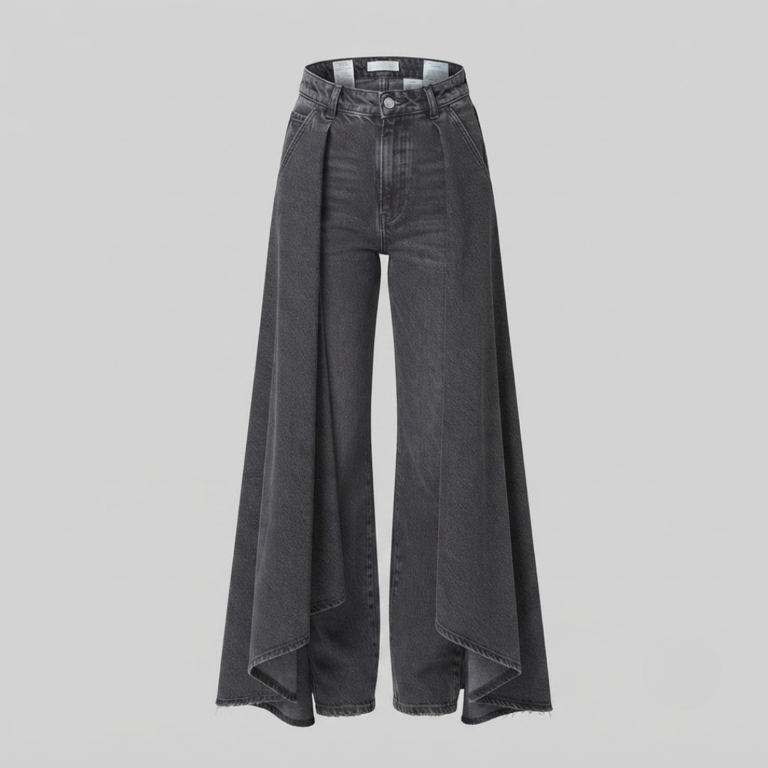 FLORENCE | Wide-leg jeans with high waist