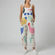AURELIA | Printed jumpsuit with adjustable straps