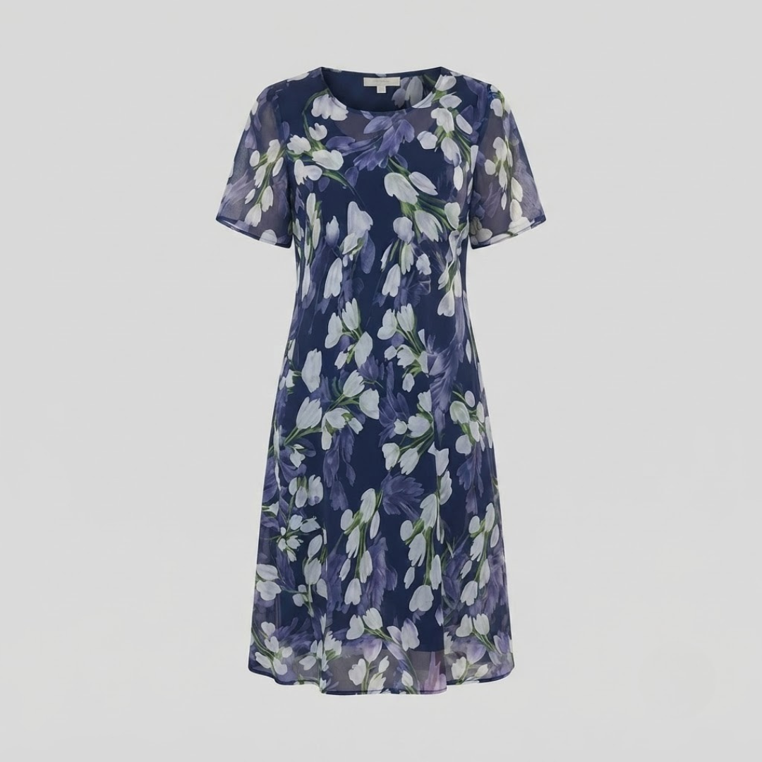 TERESA | A-line dress with floral print