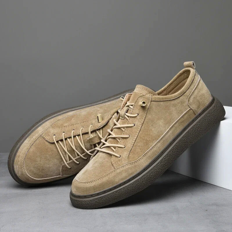 WILLIAM | Sneakers with smooth suede finish