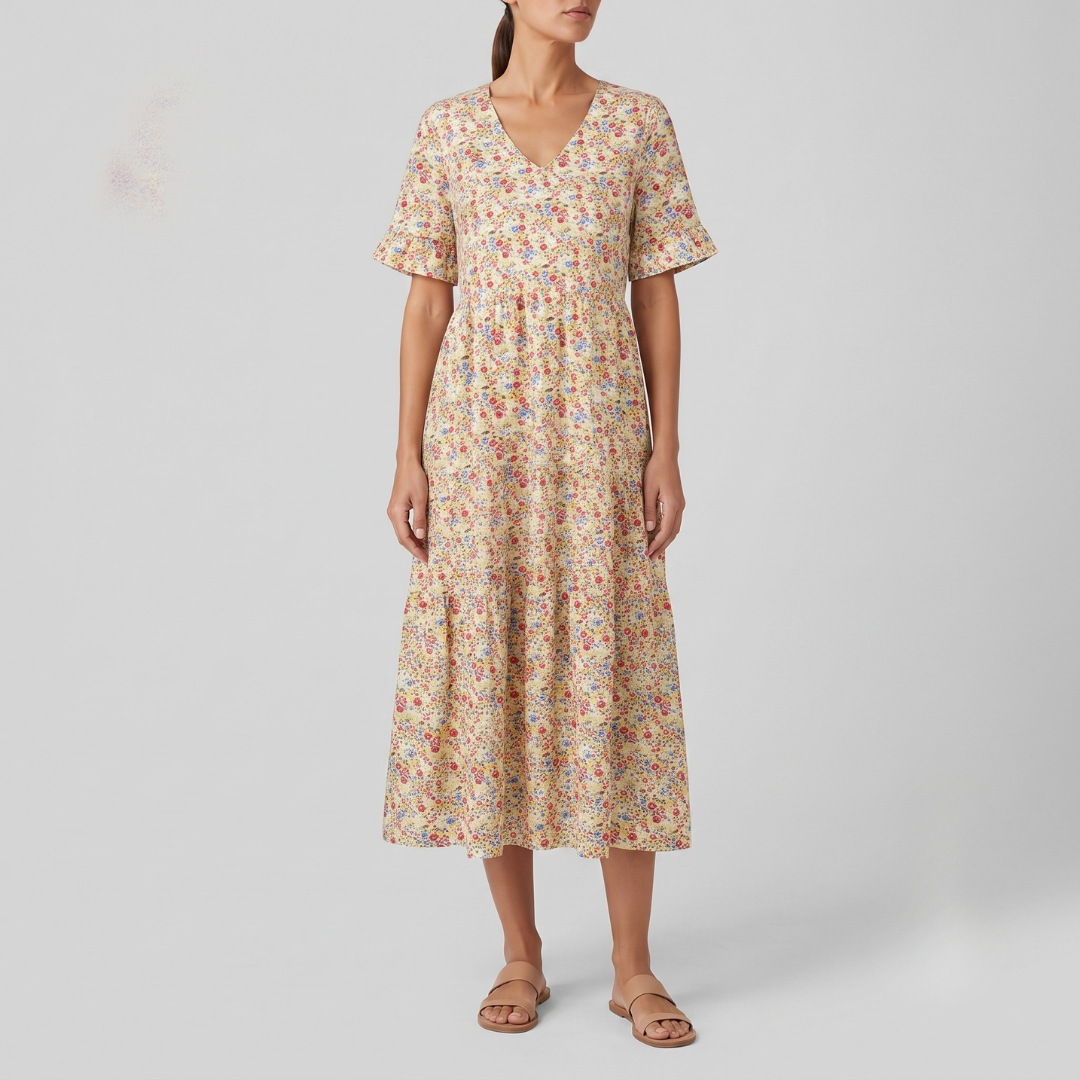 BLAIR | Midi dress with floral print