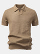 RUFUS | Open-knit polo with Johnny collar