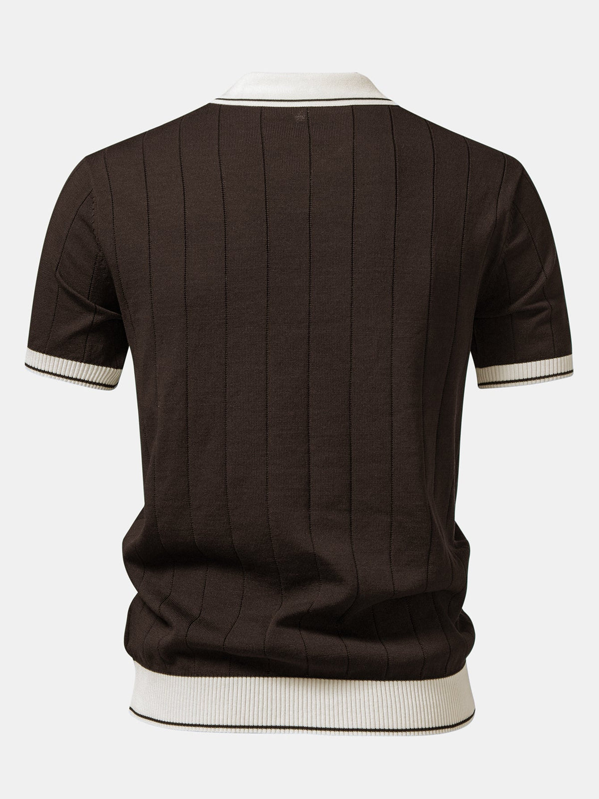 MIA | Set with ribbed polo and tapered trousers