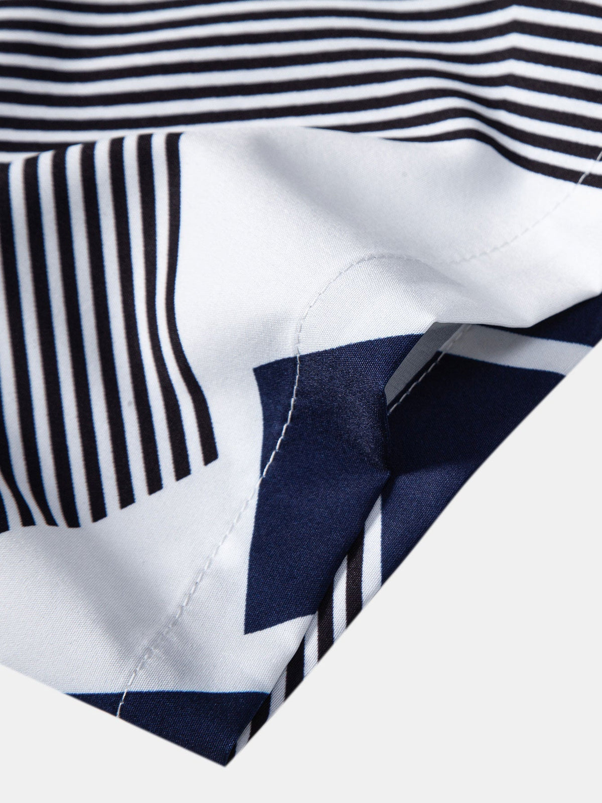 HARPER | Shirt and shorts set with colourblock print