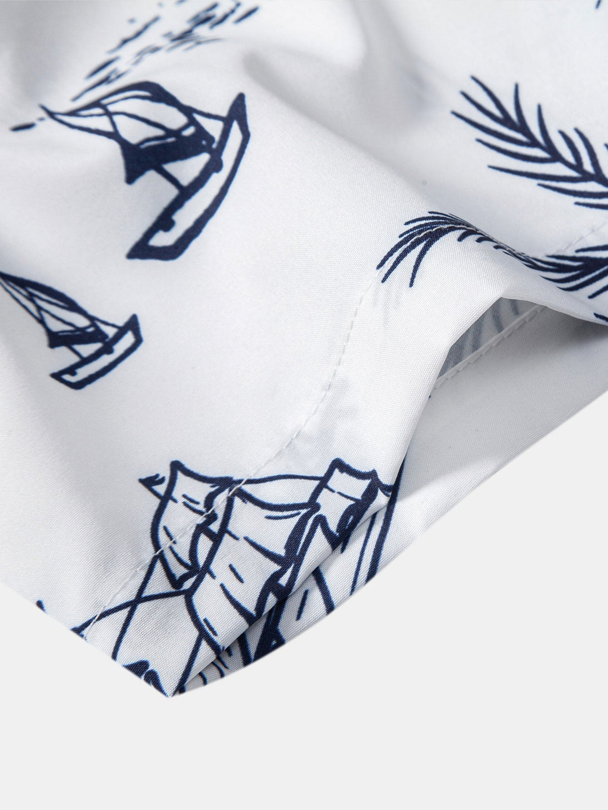 ARCHIE | Shirt and shorts set with all-over print