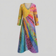 GRACE | Maxi dress with patchwork print