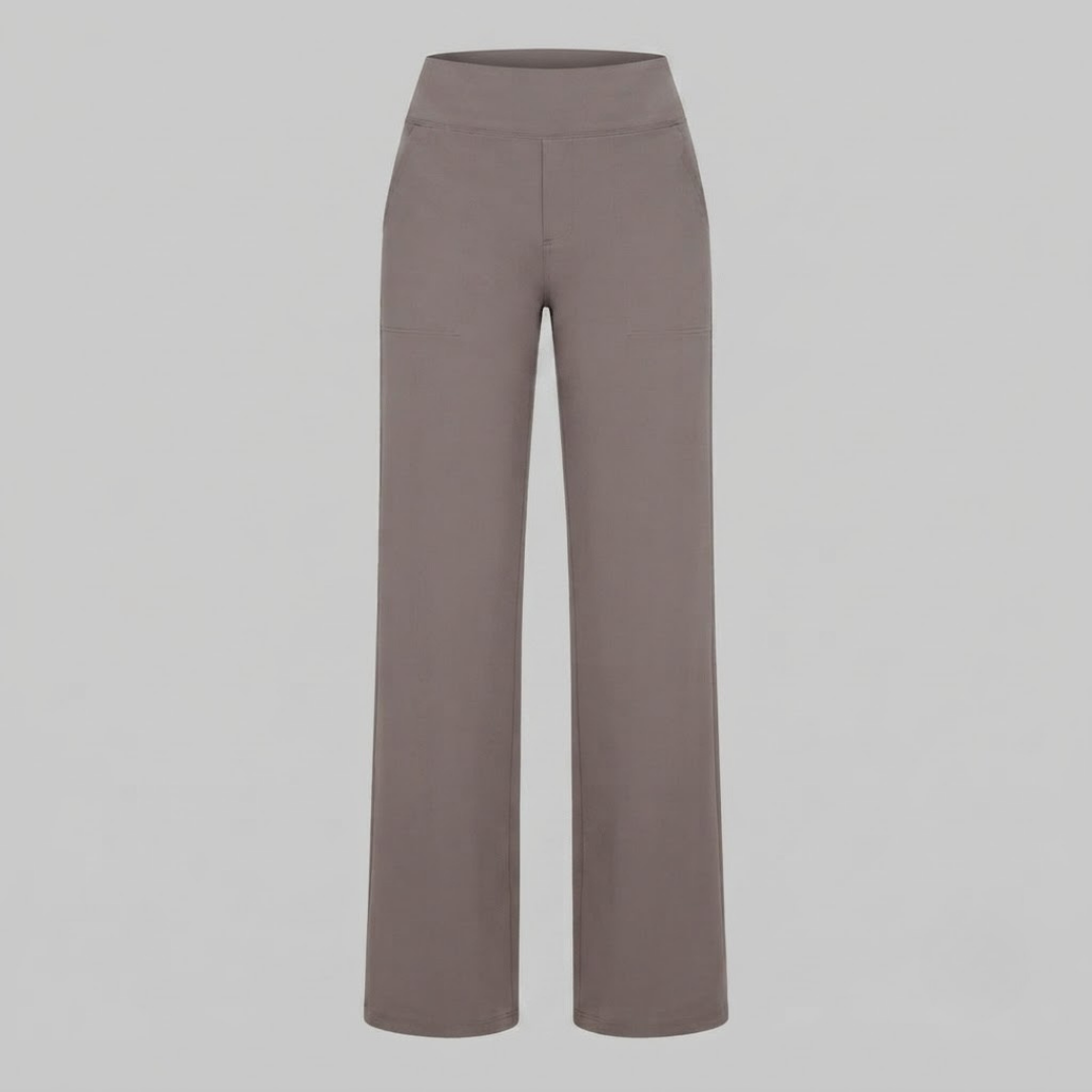 OLIVIA | Stretch trousers with high-rise waist