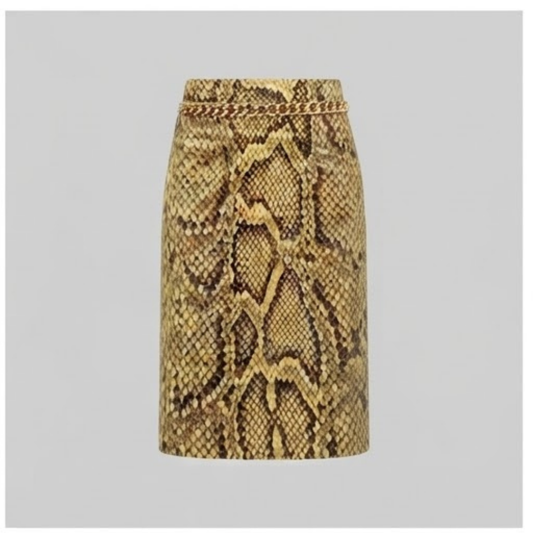 GRACE | Skirt with snake print