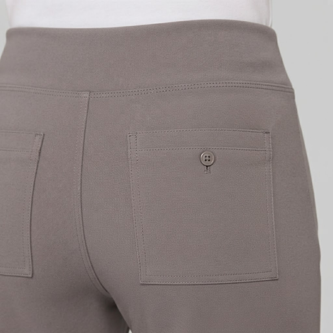 OLIVIA | Stretch trousers with high-rise waist