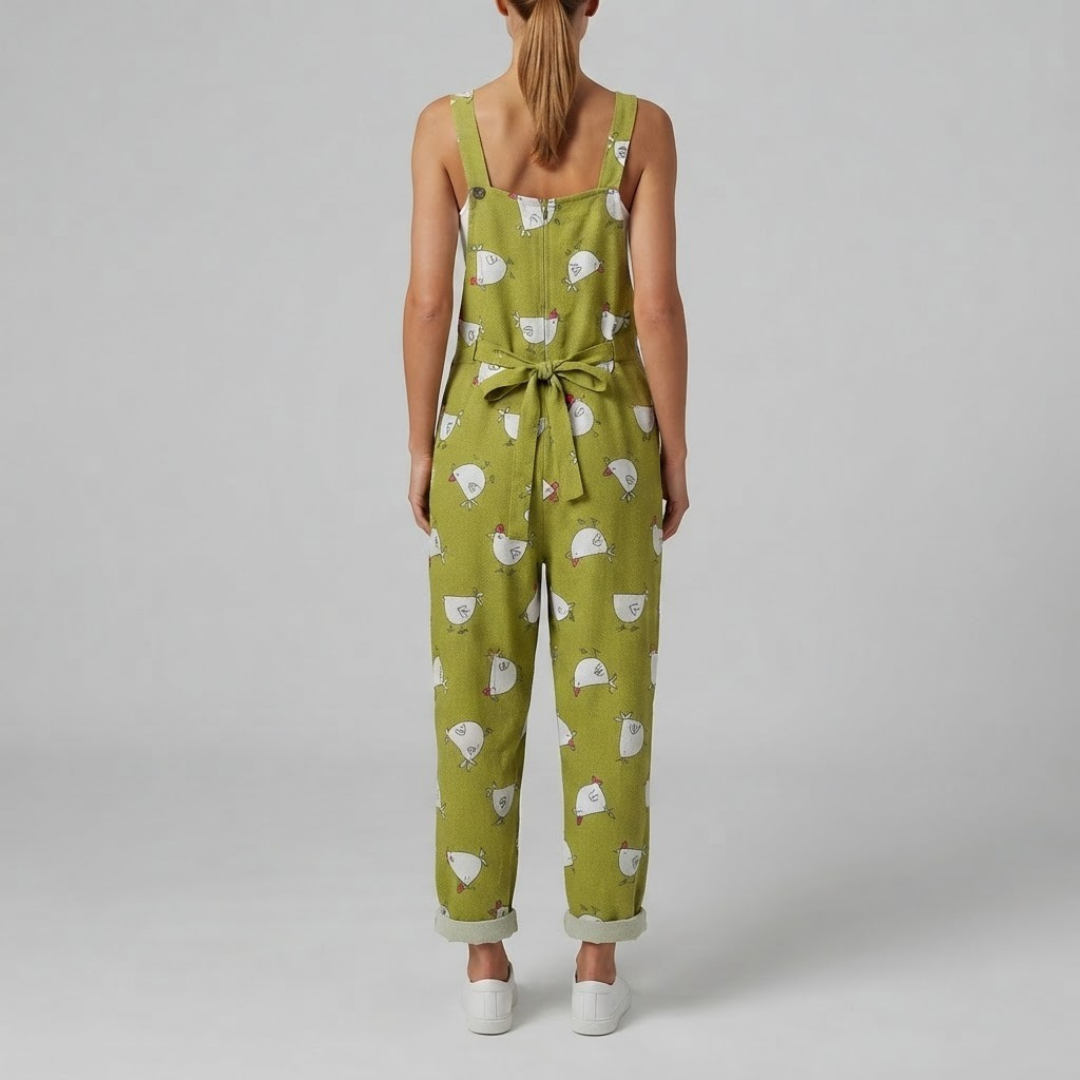 COOP | Printed jumpsuit with adjustable straps