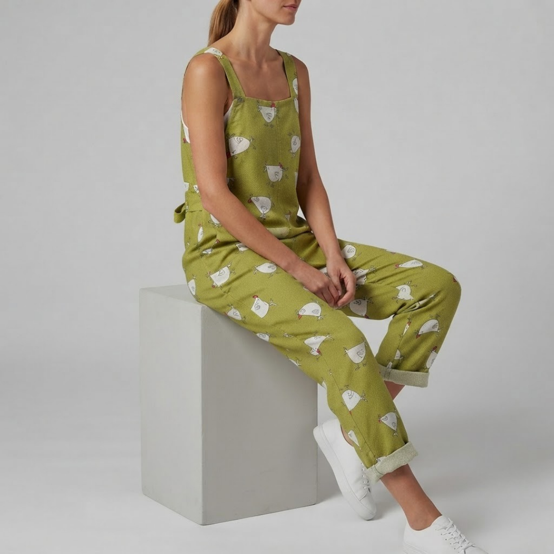 COOP | Printed jumpsuit with adjustable straps