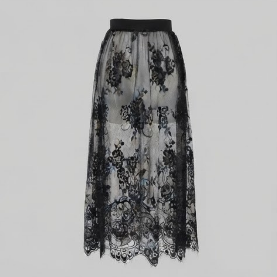 IVY | Slip skirt with lace detailing