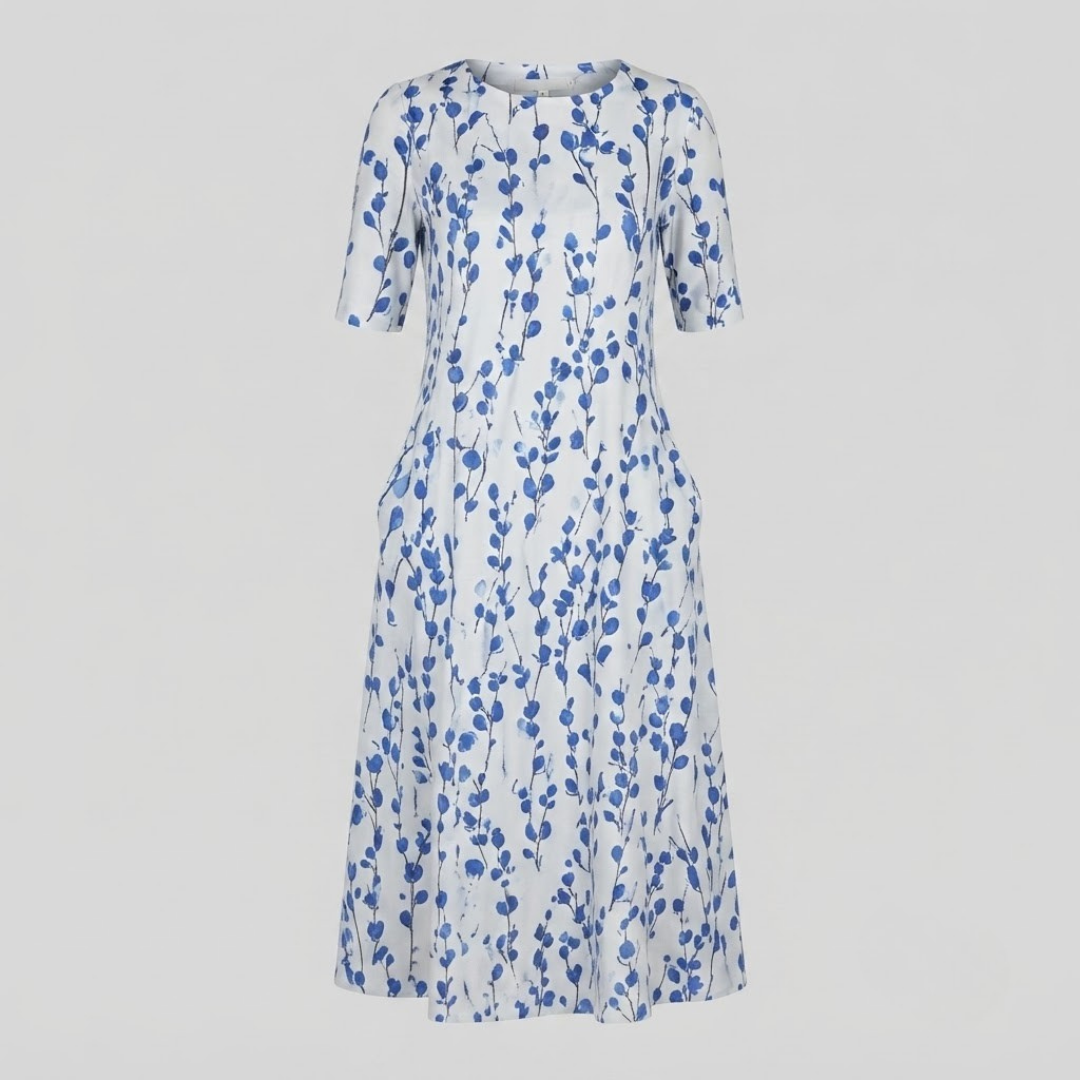 AISHA | Midi dress with floral print