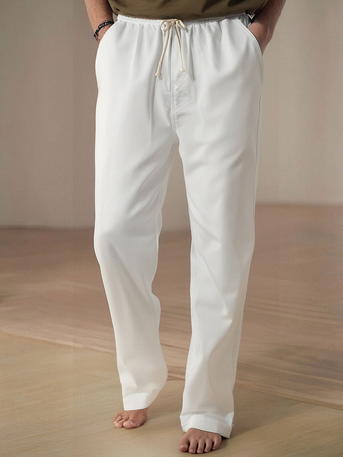IMOGEN | Straight-leg trousers with wide hem