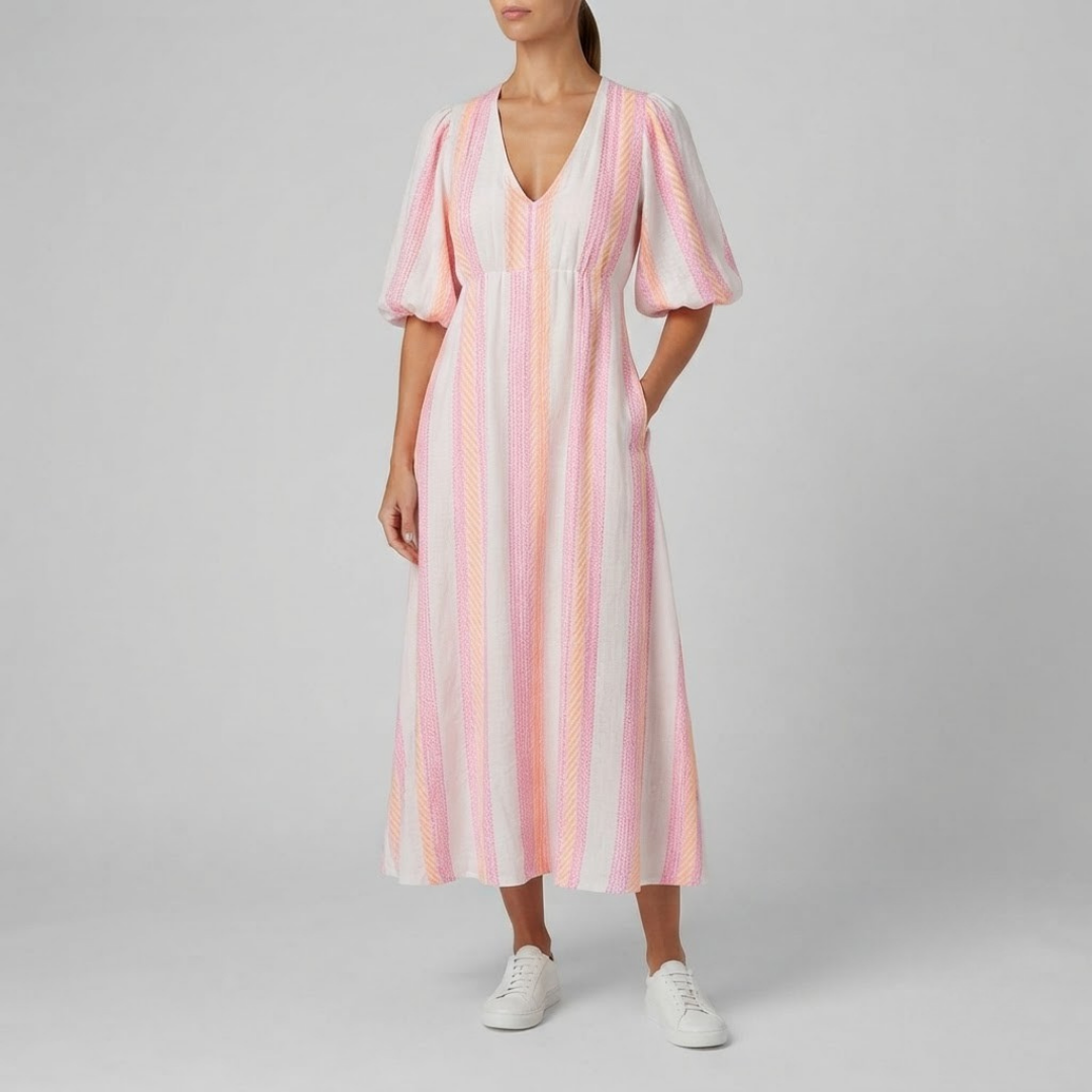 ZAHRA | Maxi dress with V-neck