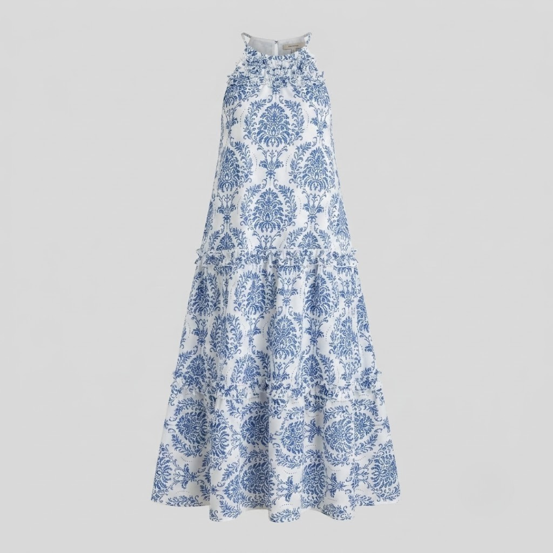 LOREN | Maxi dress with halter neckline