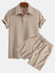REMI | Set with jacquard shorts