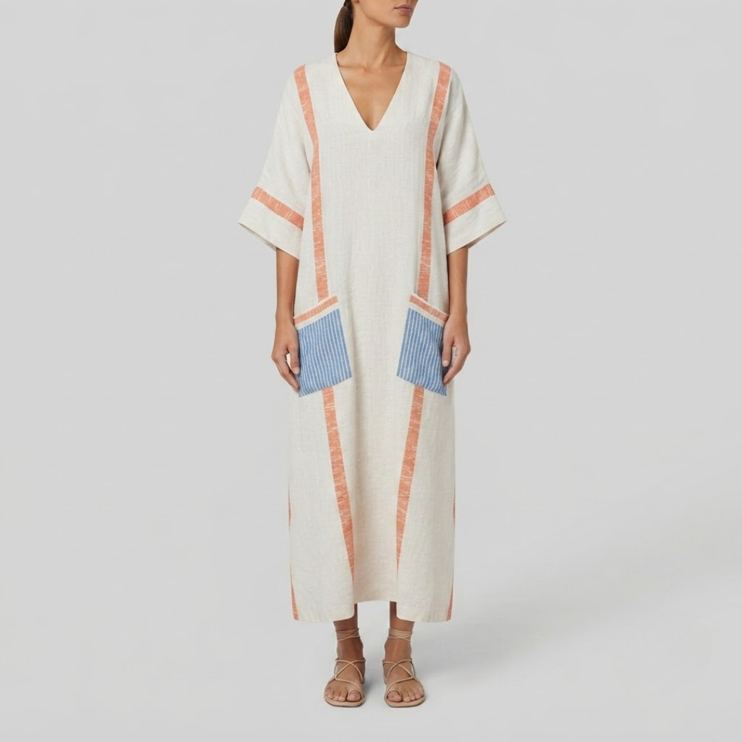VERA | Maxi dress with flowing silhouette