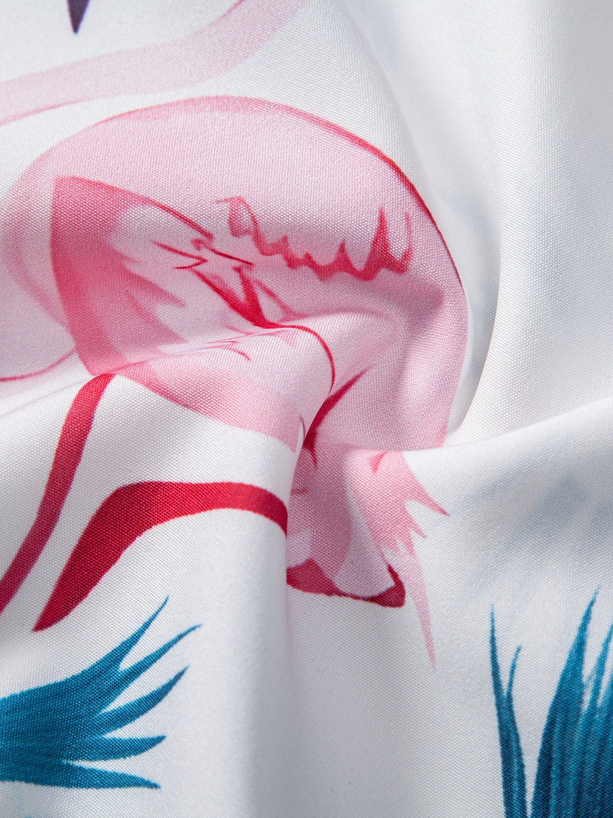 AURELIA | Shirt and shorts set with flamingo print