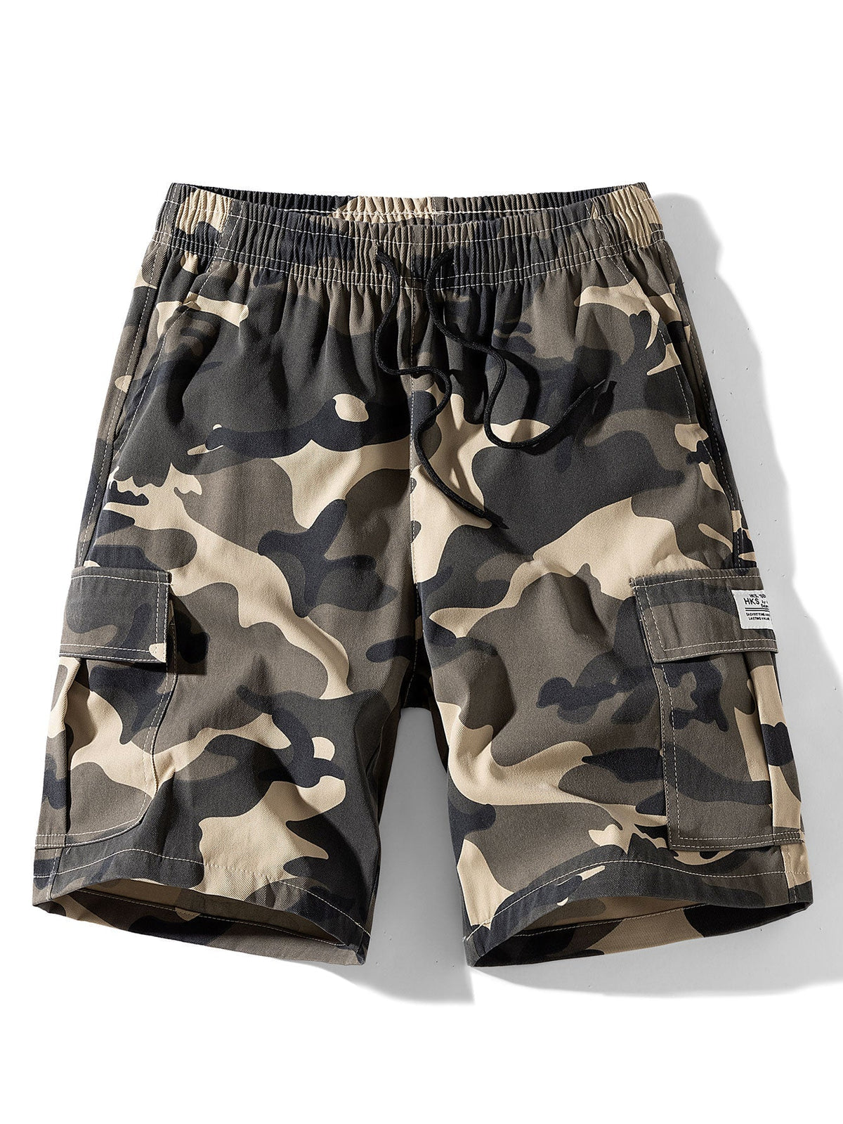 HARRY | Cargo shorts with camouflage print