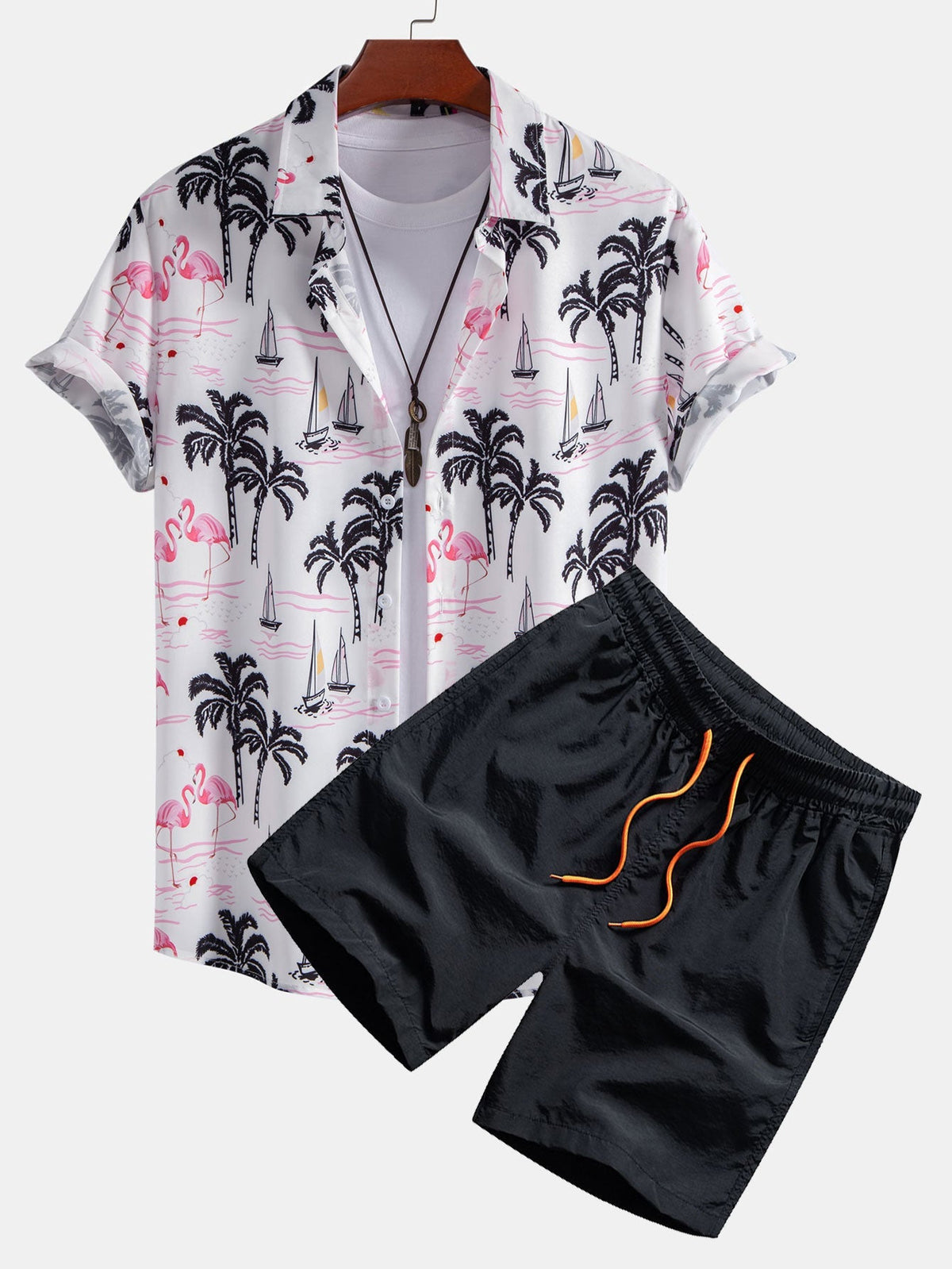 EVIE | Set with printed shorts