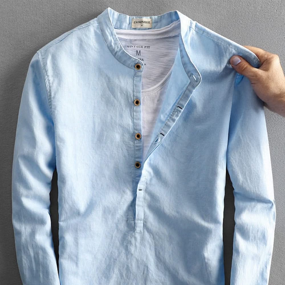 CORDEN | Shirt with mandarin collar