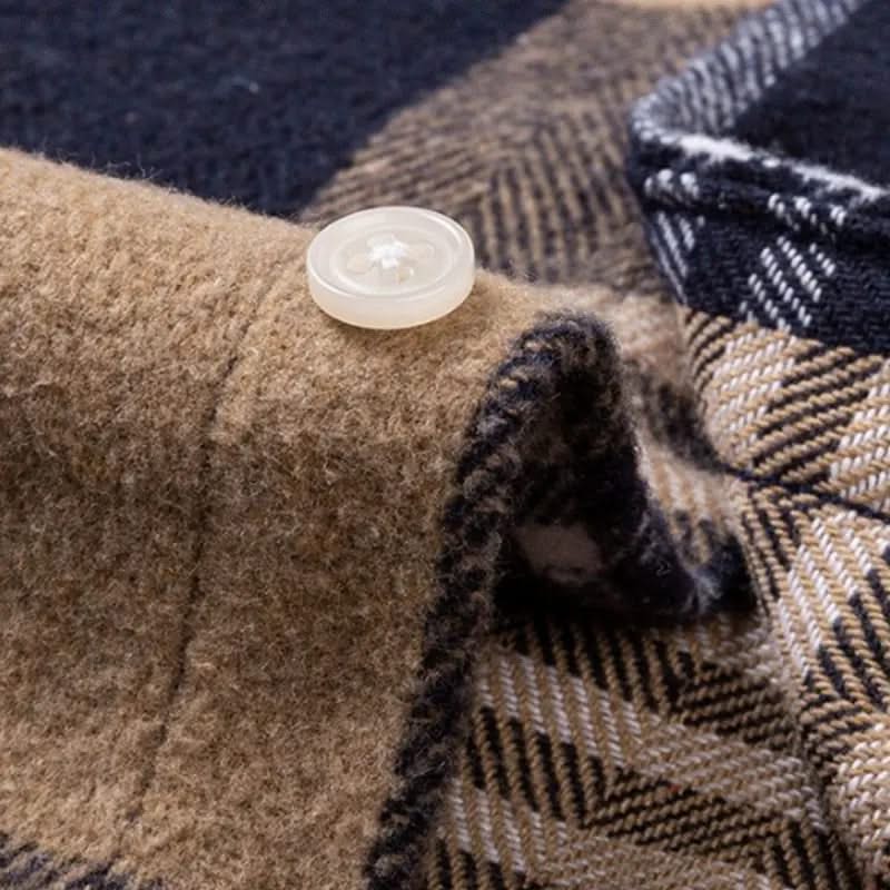 GRAYSON | Flannel shirt with button-down collar