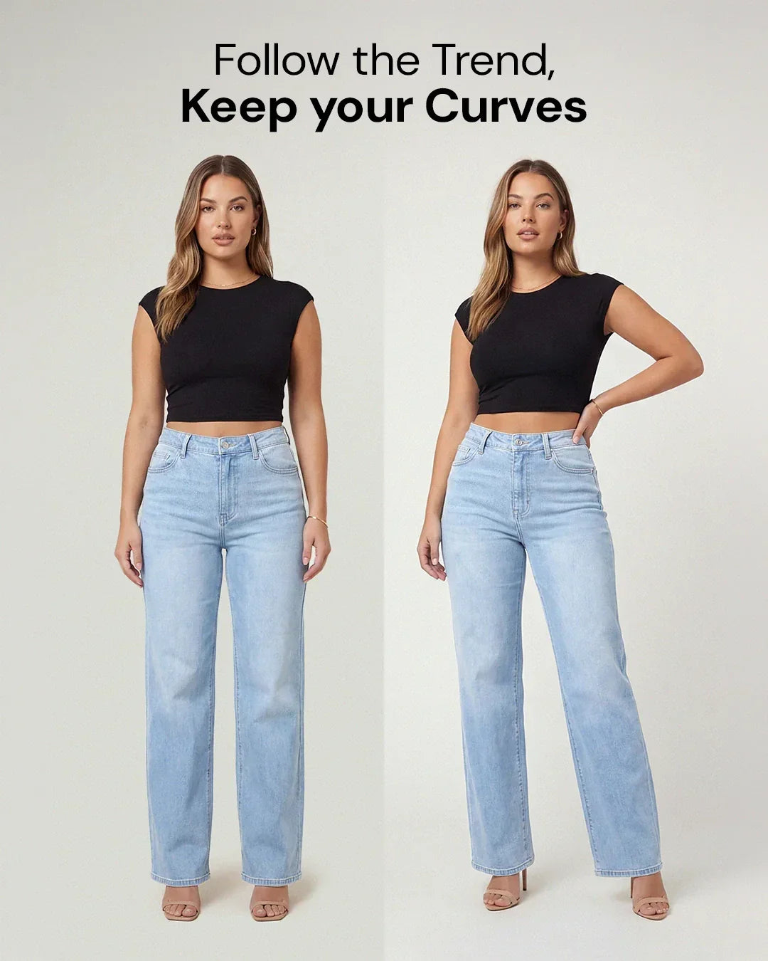 WILLOW | Wide-leg jeans with sculpted waist