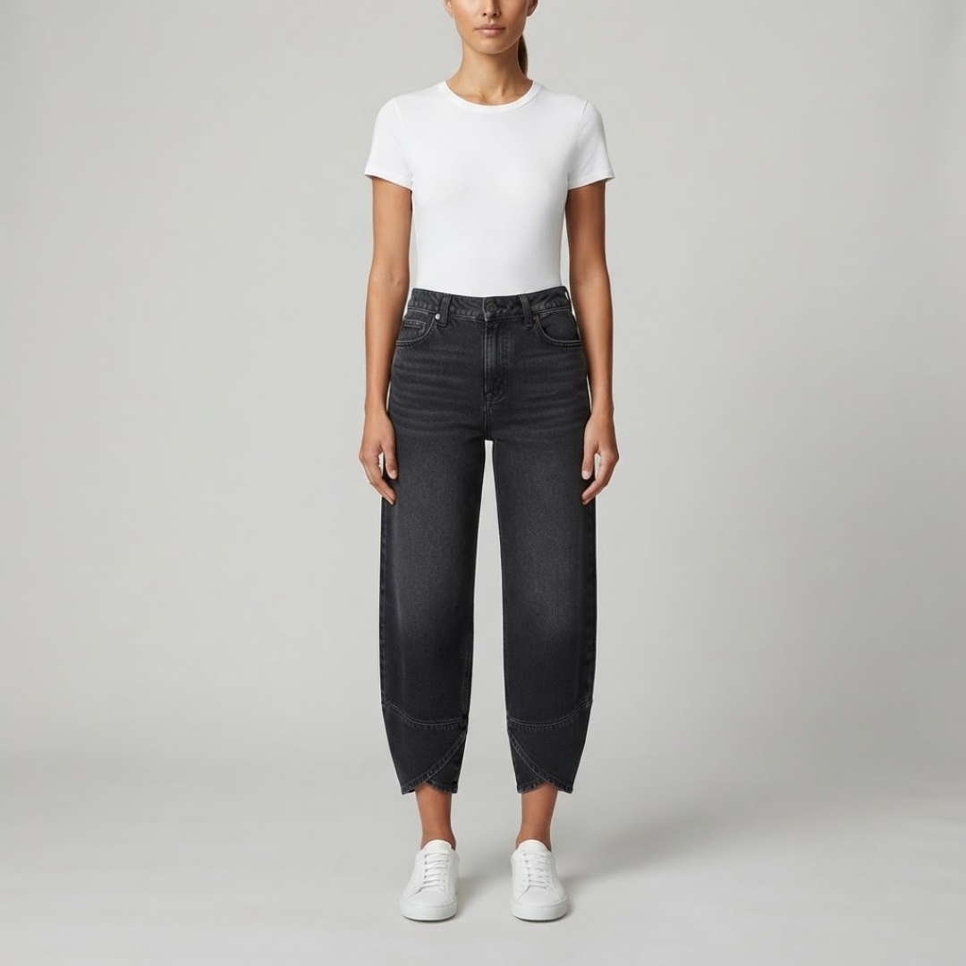 ESME | Jeans with cross print