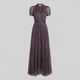 AMÉLIE | Maxi dress with lace trim