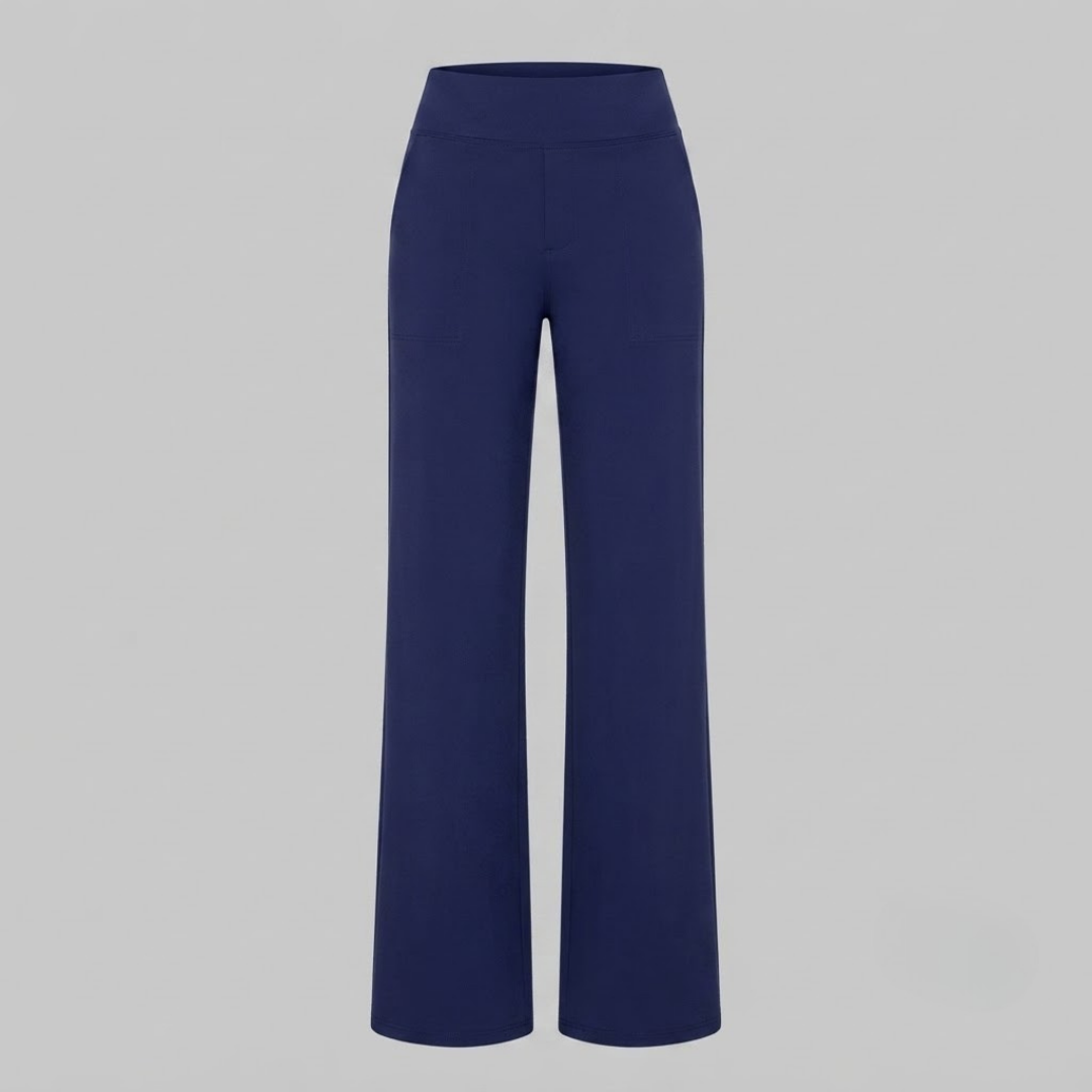 OLIVIA | Stretch trousers with high-rise waist
