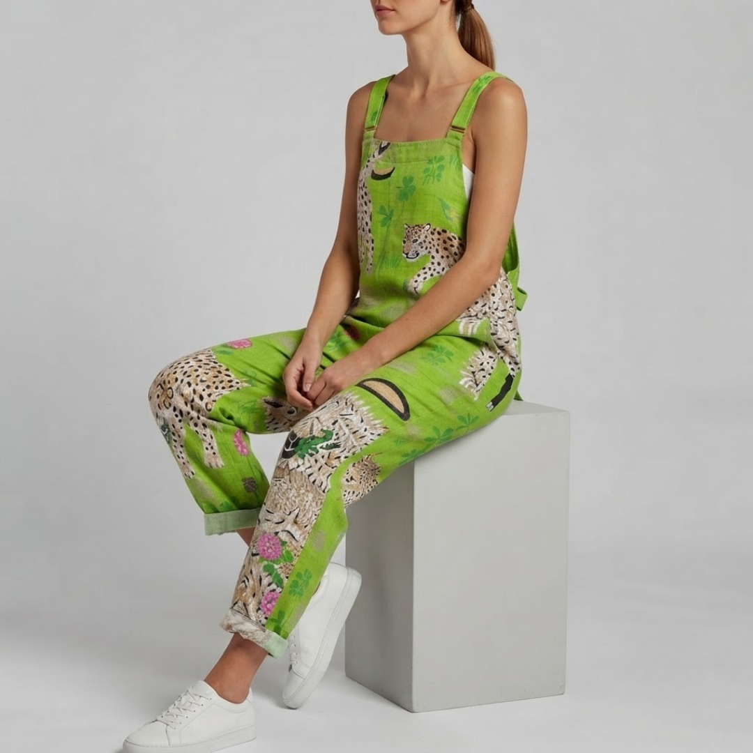 RUBY | Printed jumpsuit with wide-leg fit