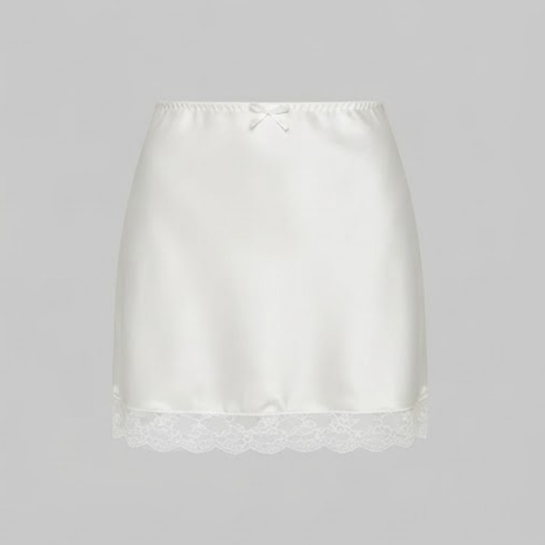FREYA | Mini skirt with smooth finish