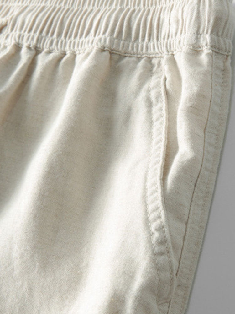 ELLA | Straight-leg trousers in woven fabric