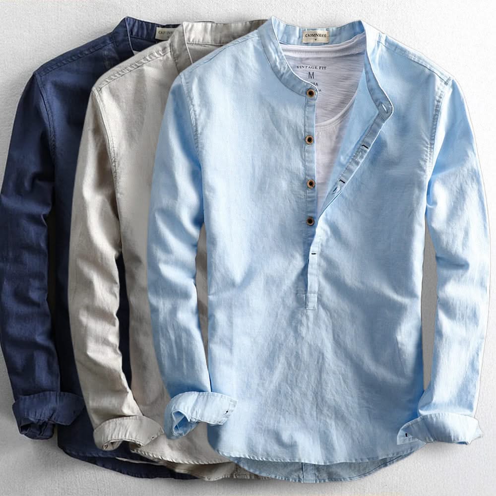 CORDEN | Shirt with mandarin collar