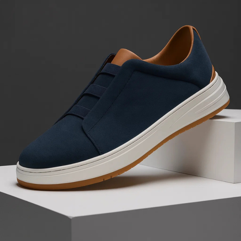 MAXWELL | Sneakers with smooth suede finish