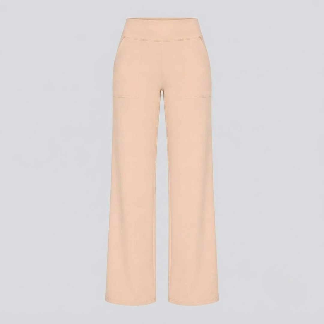 OLIVIA | Stretch trousers with high-rise waist