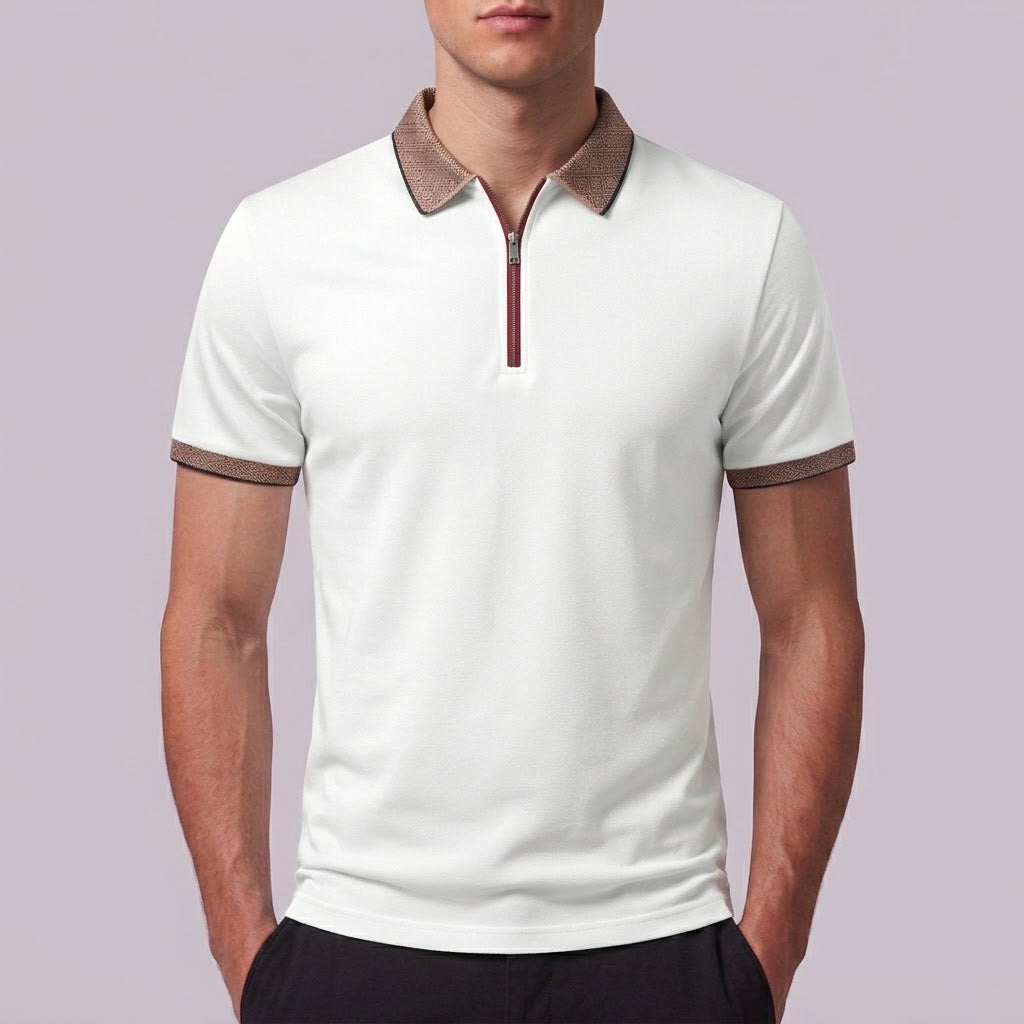 TEDDY | Polo shirt with contrast collar