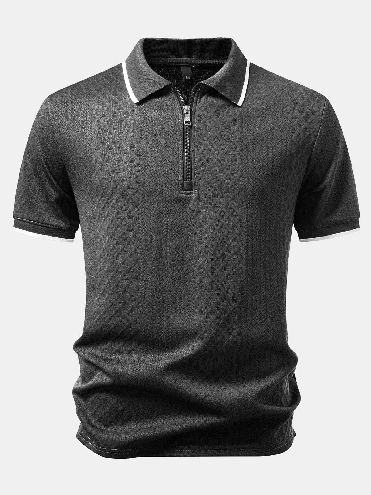 THEO | Polo with zip neckline