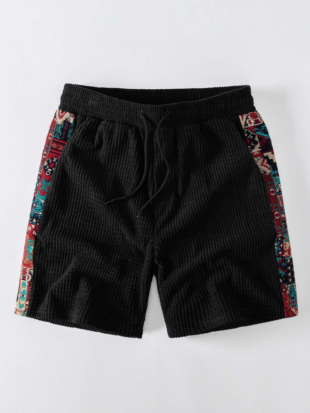 CHARLOTTE | Shorts with jacquard corduroy pattern
