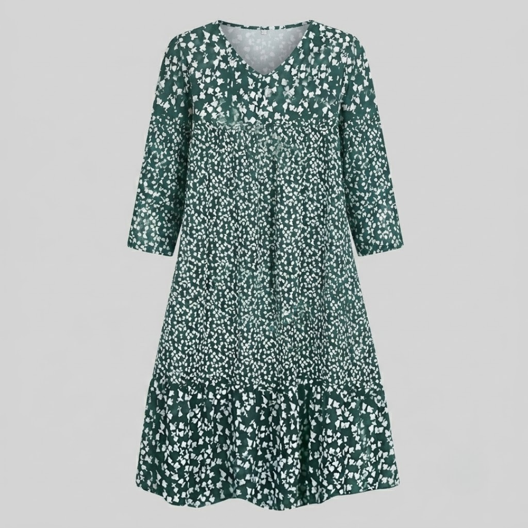 AUDREY | Midi dress with flattering silhouette