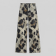 EVE | Wide-leg trousers with vintage print