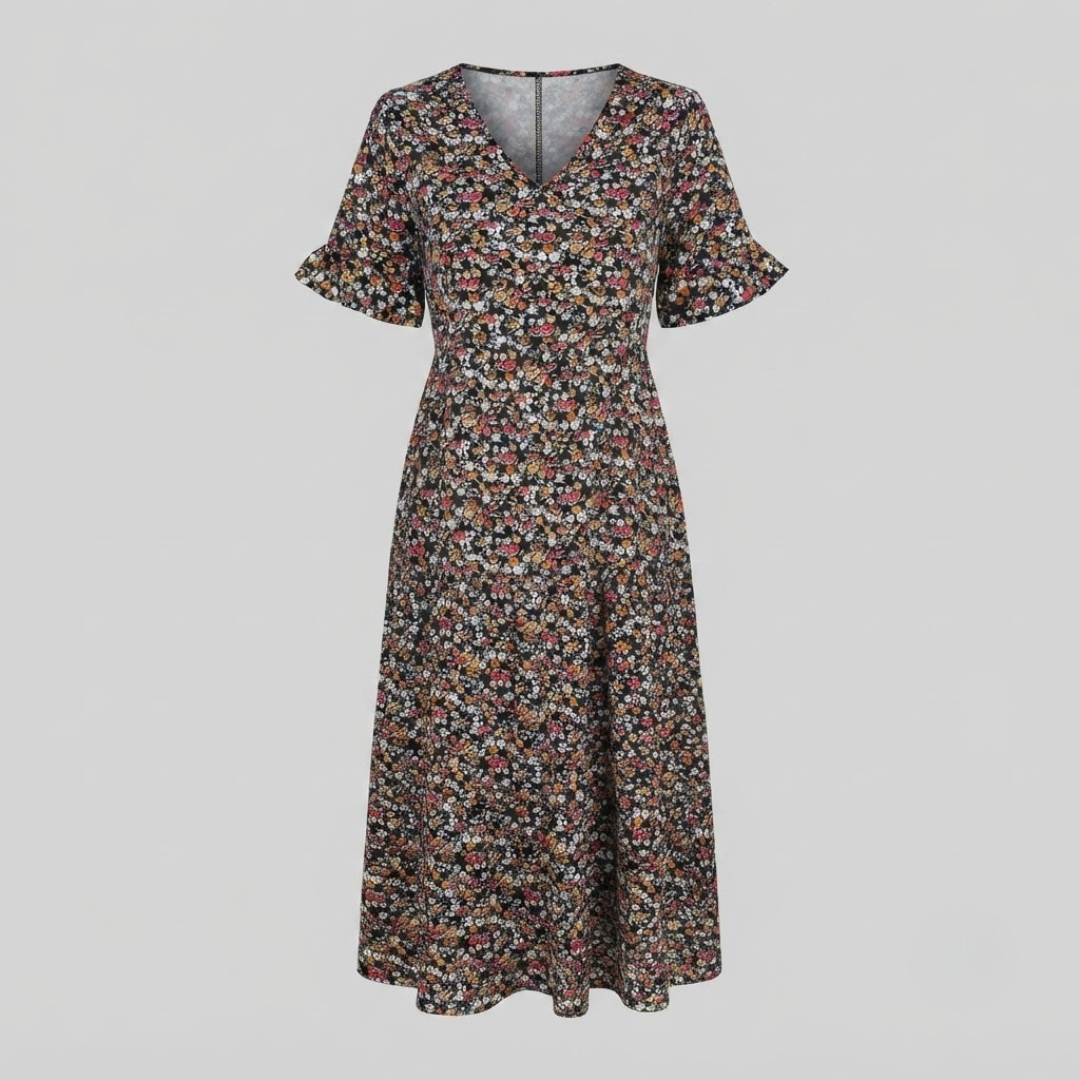 BLAIR | Midi dress with floral print
